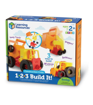 Learning Resources, 1-2-3 Build It Construction Crew