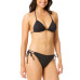 Juniors' Metallic Triangle Bikini Top & Bottoms