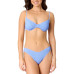 Juniors' Smocked Underwire Bikini Top & Smocked High-Leg V-Hipster Bottoms