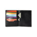 Men's Leather Passport Wallet with Airtag Holder Luggage Tag, 2-Piece Set