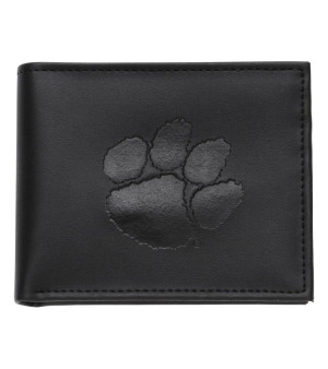 Evergreen Enterprises, Men's Black Clemson Tigers Hybrid Bi-Fold Wallet