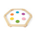 12-Piece Kids Wooden Balance Beam with Colorful Steeping Stones