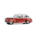 1/64 Ford Fordor Super Deluxe Red Silver California Lowriders