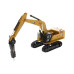 1/87 Caterpillar 395 Next Generation Hydraulic Excavator w/ Hammer & Shear