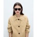 Women's Buttoned Cotton Parka Coat