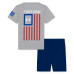 Toddler & Little Boys Freedom Flag Logo Set