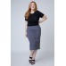 Plus Size Color Skirt