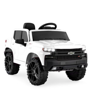 Best Choice Products, 12V 2.5 MPH Licensed Chevrolet Silverado Ride On Truck Car Toy w/ Parent Remote Control