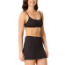 Juniors' Ribbed Scoop-Neck Bralette Bikini Top & Ribbed Pull-On Cover-Up Skirt