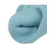 3D Plush Character Head Blue Tall Cuff Beanie