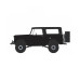 1/64 Greenlight 1969 Harvester Scout Lifted, Black Bandit Series