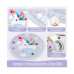 Baby Play Gym Mat Thicker Tummy Time Mat with 5 Detachable Hanging