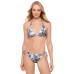 Juniors' Reversible Triangle Bikini Top & Side-Tie Bottoms