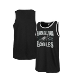 '47 Brand Men's Black Philadelphia Eagles Upload Franklin Tank Top