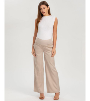 PIETRO BRUNELLI MATERNITY, Maternity Lyocell Wide Leg Warren Trousers