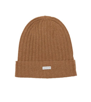 JENNIE LIU, 100% Cashmere Beanies for Women(Black, One Size