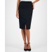 Petite Zip-Front Pencil Skirt