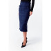 Women's Boucle Tweed Trimmed Midi Skirt