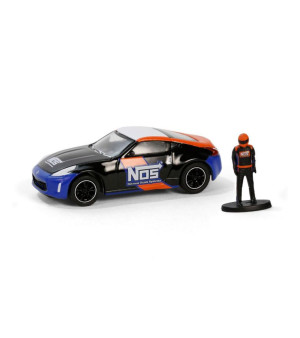 Greenlight Collectibles, 1/64 2020 Nissan 370z with Race Car Driver, NOS Deco, Hobby Shop