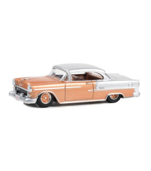 Greenlight, 1/64 1955 Chevrolet Bell Air Custom Coupe Barrett-Jackson Green light 37290-A