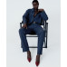 Women's Chalk-Stripe Straight Trousers