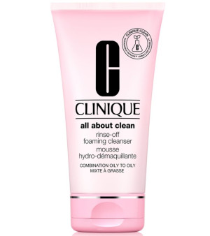 Clinique, All About Clean™ Rinse-Off Foaming Face Cleanser, 5 oz.