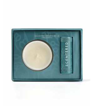 Scentered, 2-Pc. I Want To Escape Balm & Candle Gift Set