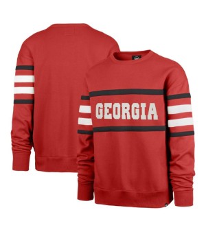 '47 Men's Red Georgia Bulldogs Coaches Collection Pullover Sweatshirt