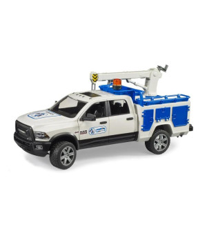 Bruder, 1/16 Ram Service Truck with Rotating Beacon Light