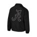 Men's and Women's Black Alabama Crimson Tide Coaches Full-Snap Jacket