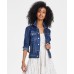 Cotton Denim Trucker Jacket