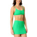 Juniors' Scoop-Neck Bralette Bikini Top & Ribbed Pull-On Cover-Up Skirt