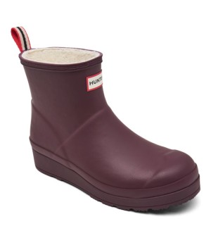 Hunter, Women's PLAY Insulated Shearling Short Rain Boots from Finish Line
