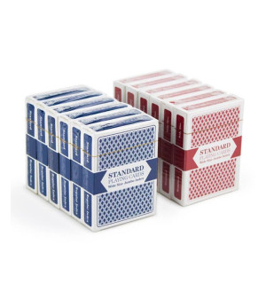 Slickblue, 12-Pack Standard Playing Cards - Poker Size with Jumbo Index for Easy Viewing