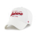 47 Brand Women's White Alabama Crimson Tide Sidney Clean Up Adjustable Hat