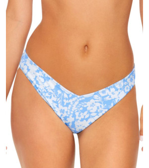 Raisins, Juniors' Oahu Reversible Floral V-Shape Bottom