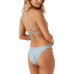 Juniors' Saltwater Essentials Printed Cross-Back Bikini Top & Flamenco Bikini Bottoms
