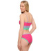 Juniors' Colorblocked Midkini Top & Hipster Bottoms