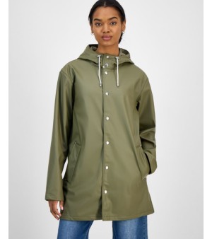 BAXTER  WOOD, BAXTER WOOD Unisex Trawler Hooded Mid-Length Raincoat
