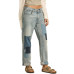 Women's Lucky Legend Mid-Rise Patchwork Boy Jeans
