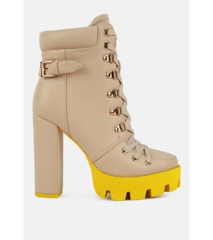 London Rag, Womens larch cushion collared biker boots