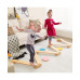 12-Piece Kids Wooden Balance Beam with Colorful Steeping Stones