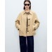 Women's Buttoned Cotton Parka Coat