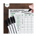 - 5 Big Dry Erase Yardzee & Farkle Score Cards with 5 Markers (11.5in x 8in) | Large Laminated Reusable Score Pads & Pens