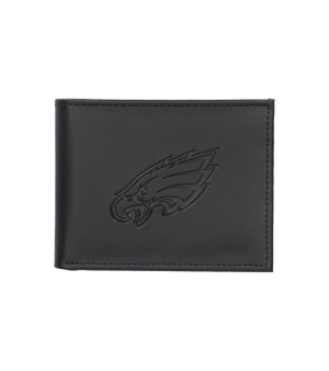 Evergreen Enterprises, Men's Black Philadelphia Eagles Hybrid Bi-Fold Wallet