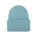 3D Plush Character Head Blue Tall Cuff Beanie
