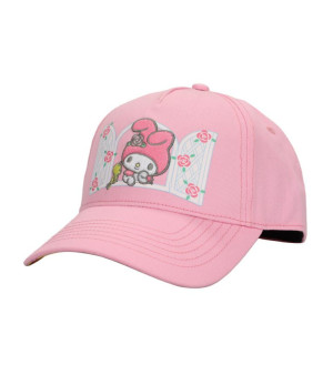 My Melody, Character In Window Women's Pink Baseball Cap