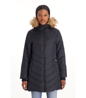 Modern Eternity Maternity, Maternity Lexi - 3in1 Coat Detachable Faux Fur