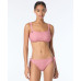 Grommet-Trim Bikini Top & High-Leg Side-Tie Bottoms