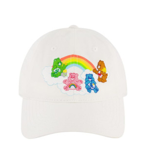 Care Bears, Classic Group Rainbow Stripes Baseball Cap